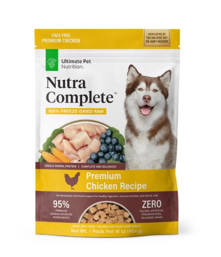 Ultimate Pet Nutrition Nutra Complete™ Premium Chicken Recipe 100% Freeze-Dried Raw Adult Dog Food