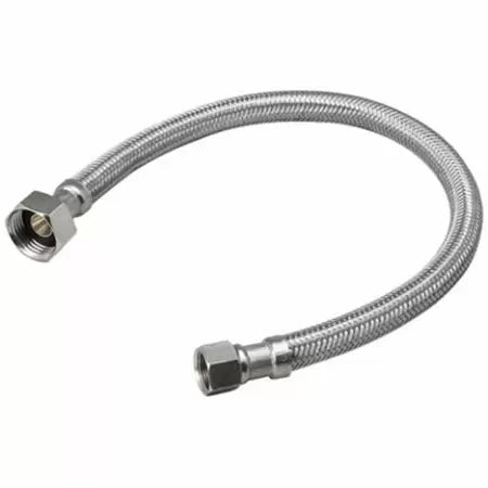B & K Industries Faucet Supply Line Braided Stainless Steel 3/8