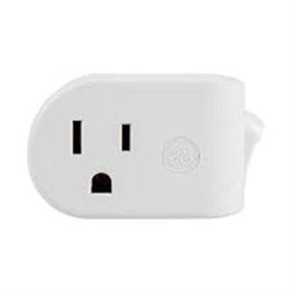 Power Switch, Grounded, Plug-In, White