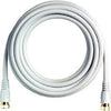 12-Ft. White RG6 Coaxial Cable With 