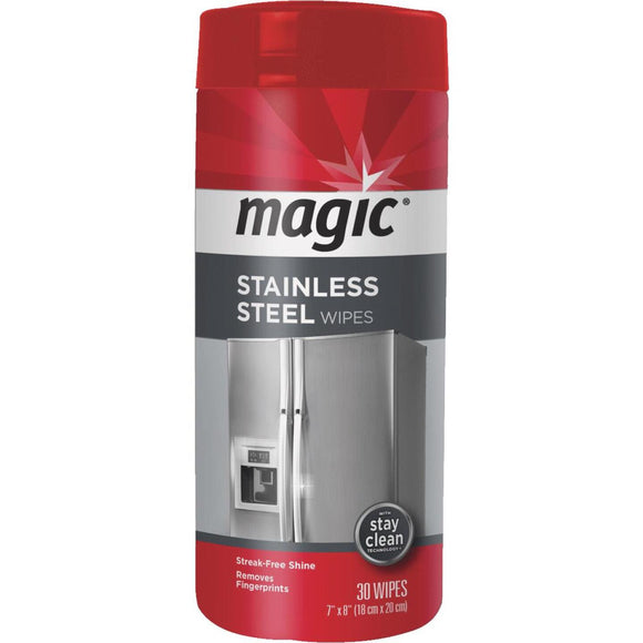 Magic Stainless Steel Cleaning Wipe, 30-Ct.