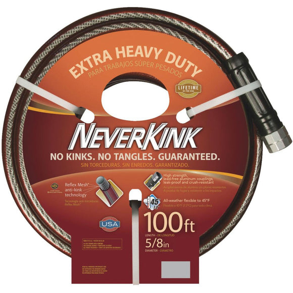 Neverkink 5/8 In. Dia. x 100 Ft. L. Extra Heavy-Duty Garden Hose