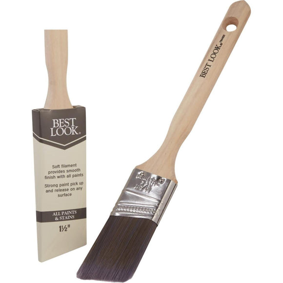 Best Look 1.5 In. Angle Polyester Paint Brush