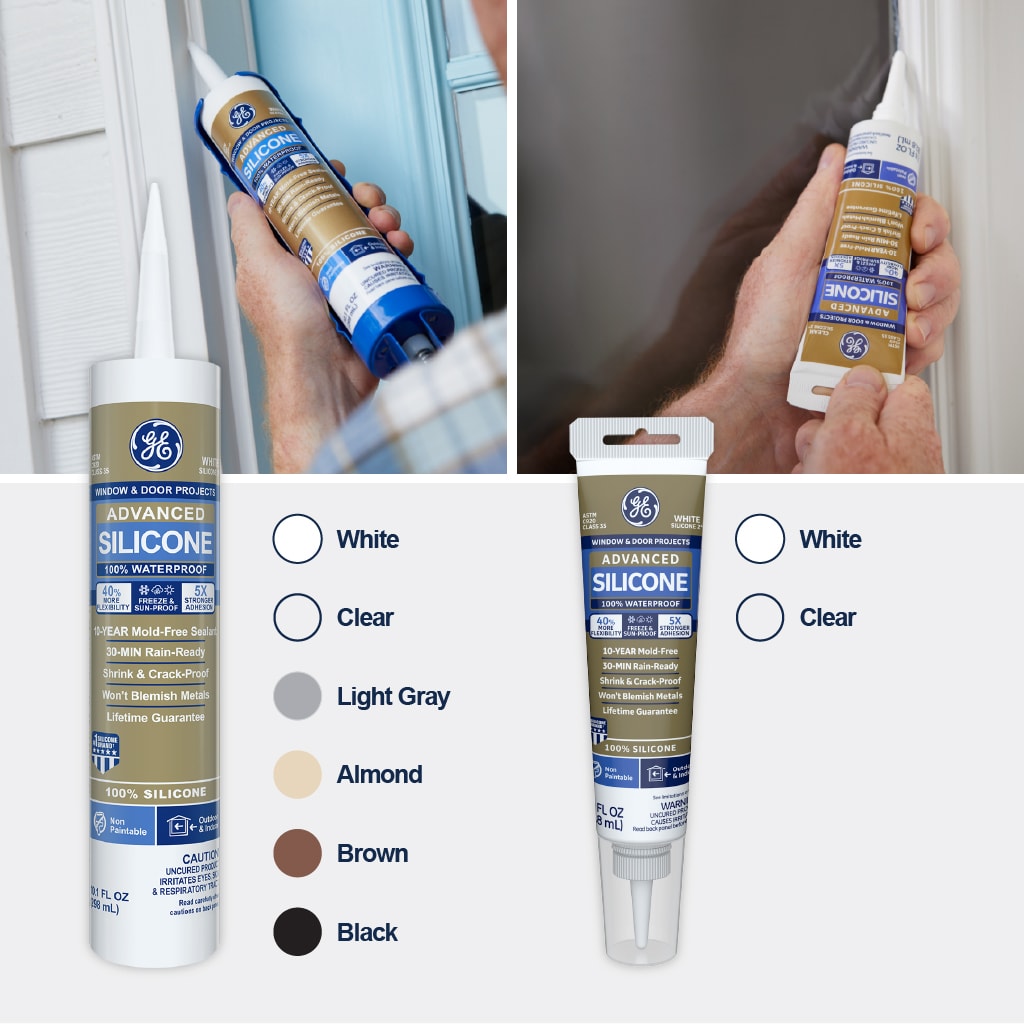 Advanced Silicone 2 2.8 oz. Clear Kitchen and Bath Caulk