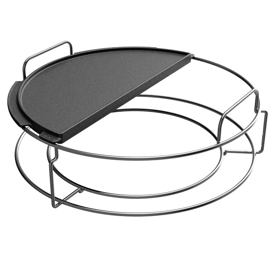 Cast Iron Plancha Griddles Half and Full Round - Big Green Egg
