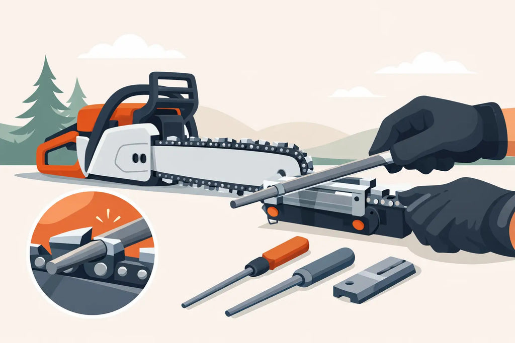How to Sharpen Chainsaw Chain the Right Way
