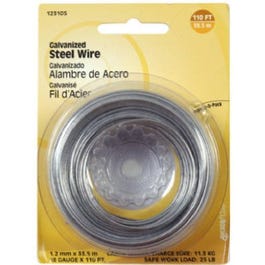 22-Gauge Galvanized Wire, 100-Ft.