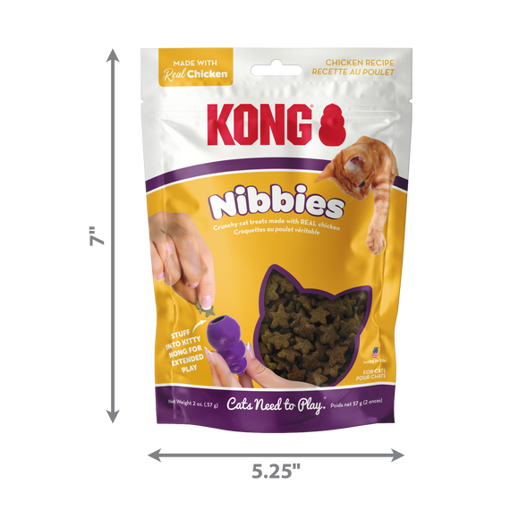 KONG Nibbies Cat Chicken Cat Treats (2 oz)