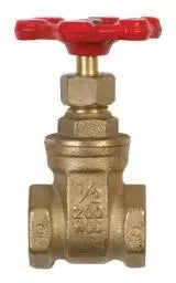 B & K Industries Gate Valve Forged Brass Compact Pattern 1/2” (1/2”)