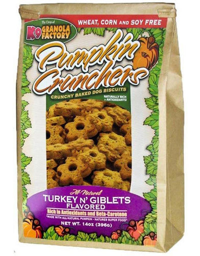 K9 Granola Pumpkin Crunchers Turkey N' Giblets Recipe Dog Treats