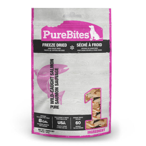 PureBites Freeze Dried Salmon Dog Treats