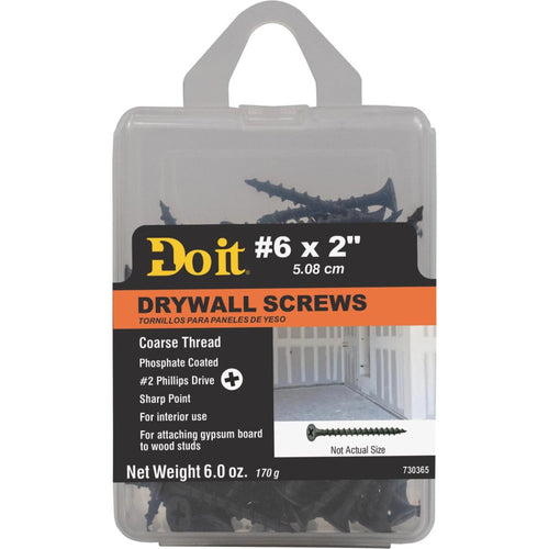 Do it #6 x 2 In. Coarse Thread Phosphate Drywall Screw