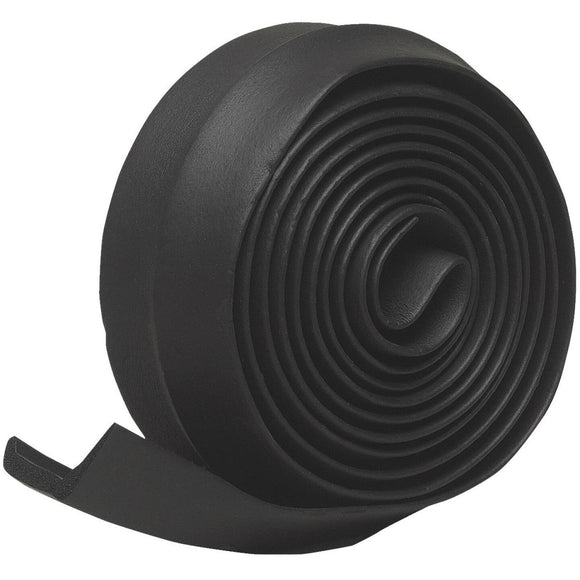 Do it 2-1/4 In. x 9 Ft. Black Rubber Weatherstrip Garage Door Seal