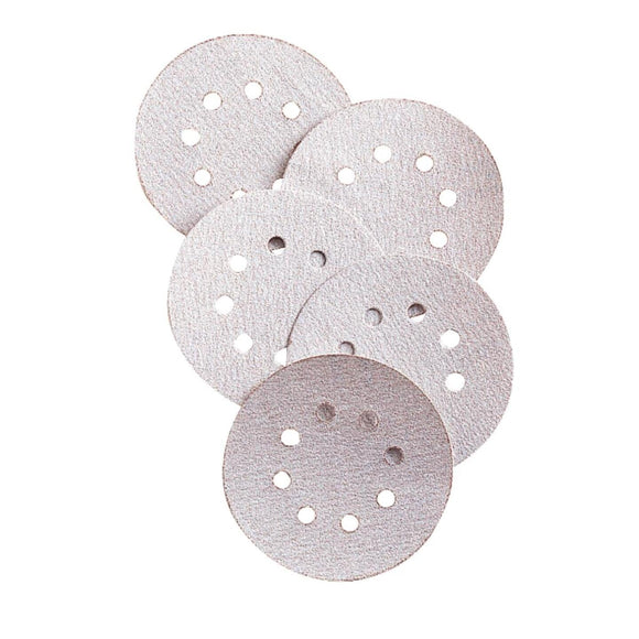 Do it Best 5 In. 80-Grit 8-Hole Pattern Vented Sanding Disc with Hook & Loop Backing (5-Pack)