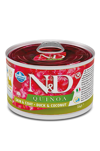 Farmina N&D Quinoa Dog Skin & Coat Duck & Coconut Recipe Mini Wet Dog Food