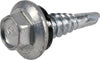 10 X 1 ROOF SCREW M2W SD SILVER PP 1LB