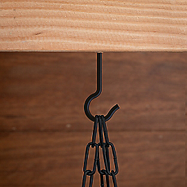 National Hardware Ceiling Hooks #6, 3-3/8, Storm Shine