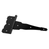 National Hardware Decorative T Hinge 10, Black