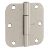 National Hardware Squeak Guard Door Hinges 5/8 In. Radius Round Corners 3.5, Satin Nickel