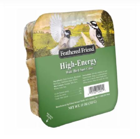 Feathered Friend High-Energy Wild Birds Suet Cake