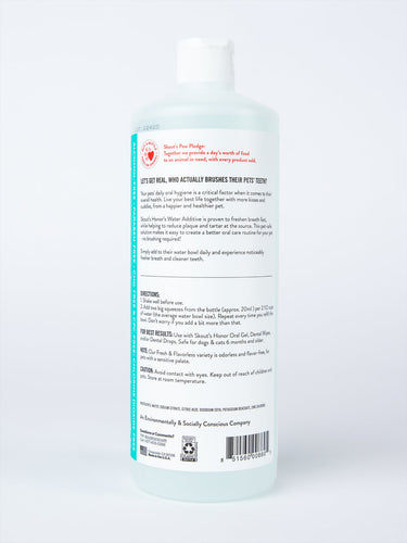 Skout's Honor Oral Care Water Additive - Fresh & Flavorless