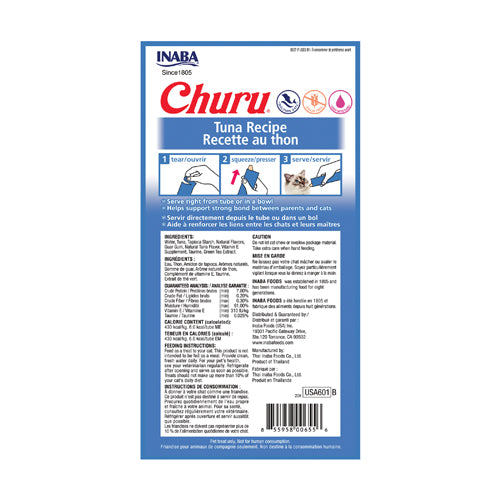 Inaba Churu Tuna Recipe 4 Count