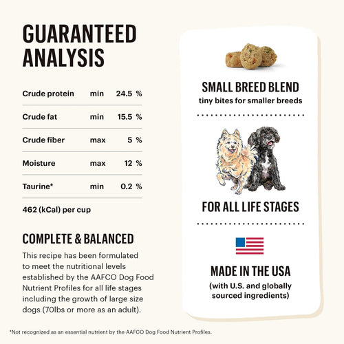 The Honest Kitchen Whole Grain Chicken Clusters For Small Breeds Dry Dog Food Chicken & Oat Recipe