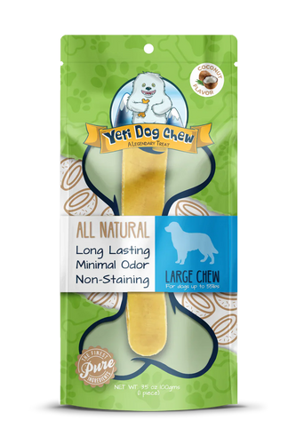 Yeti Dog Chews Flavored Chews Coconut Large