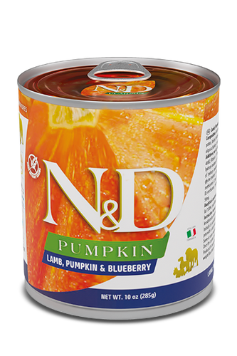 Farmina N&D Pumpkin Dog Lamb, Pumpkin & Blueberry Recipe Adult Wet Dog Food