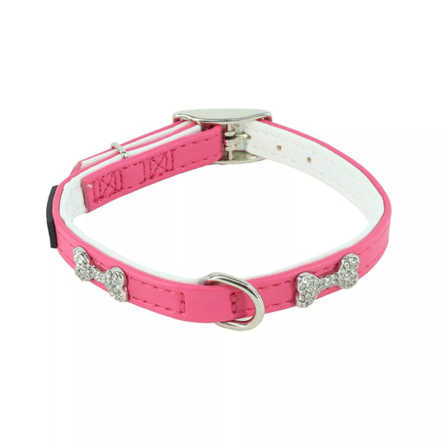 Coastal Pet Li'l Pals by Coastal Posh B'Dazzled Bone Dog Collars