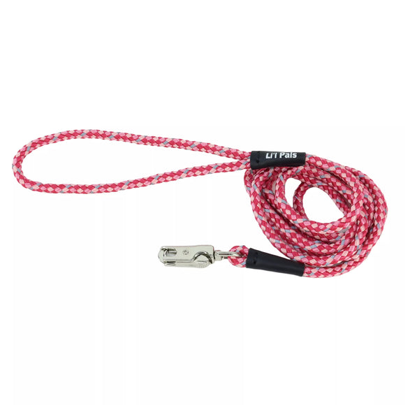 Coastal Pet Li'l Pals by Coastal Posh Reflective Tri-Color Rope Dog Leash