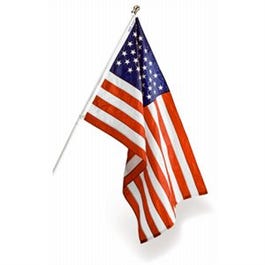 Spinning Pole Estate Flag Set, 3 x 5-Ft., 2-Pc.