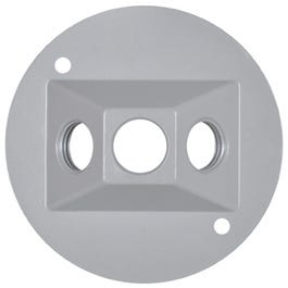 Weatherproof Round Lampholder Cover, Gray