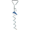 Smart Savers 15.75 In. Corkscrew Iron Dog Tie-Out Stake