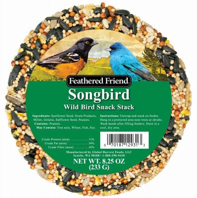 Global Harvest Foods Feathered Friend Songbird Snack Stack Wild Bird Food