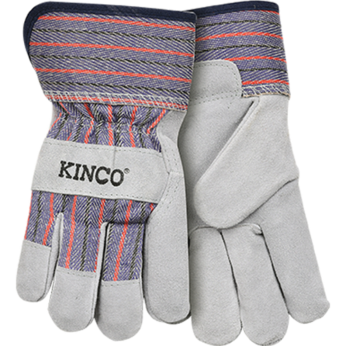 Kinco Kids' Suede Leather Palm with Safety Cuff