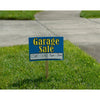 Hillman Blue and Yellow Garage Sale Sign