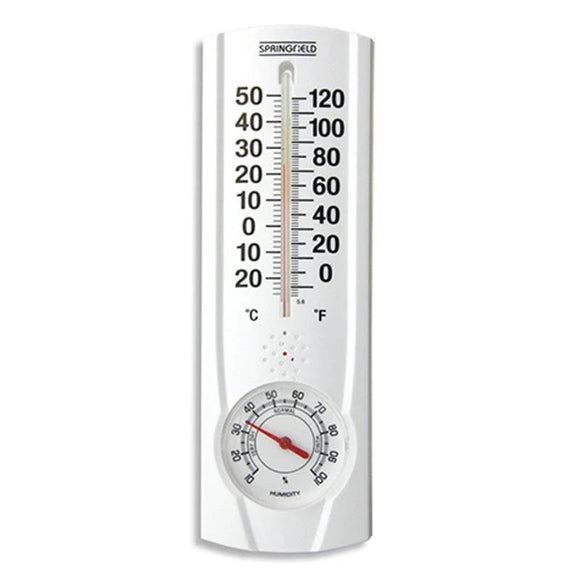 Taylor Plainview Indoor and Outdoor Thermometer with Hygrometer