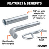 Curt Hitch Pin with Adapter