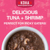 Koha Poké Bowl Tuna & Shrimp Entrée in Gravy for Cats