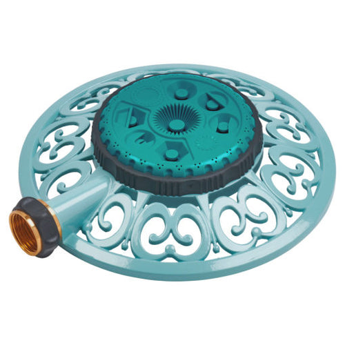 Melnor Gooseberry Green Metal 8-Pattern Sprinkler