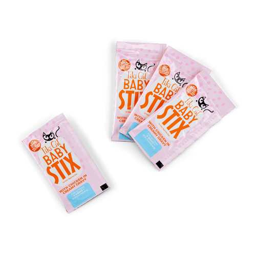 Tiki Cat® Baby™ Stix™ Wet Treats With Chicken In Creamy Gravy for Cats