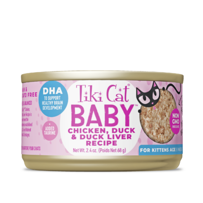 Tiki Cat® Baby Whole Foods  Chicken, Duck & Duck Liver Recipe