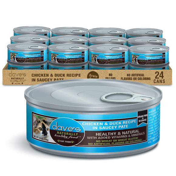 Dave's Chicken & Duck Recipe in Saucey Paté / 5.5 oz