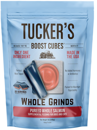Tucker's Boost Cubes Pureed Whole Salmon Supplemental Feeding for Dogs & Cats