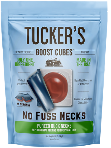 Tucker's Boost Cubes Pureed Duck Necks