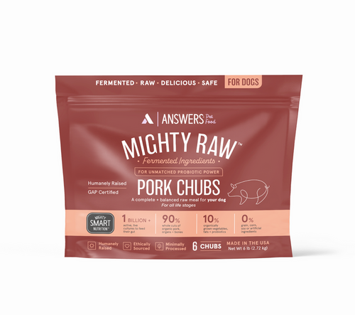 Answers Pet Food Mighty Raw Pork For Dogs
