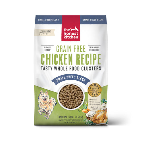 The Honest Kitchen Grain Free Chicken Whole Food Clusters for Small Breeds