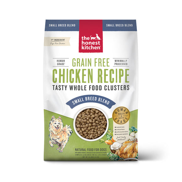 The Honest Kitchen Grain Free Chicken Whole Food Clusters for Small Breeds