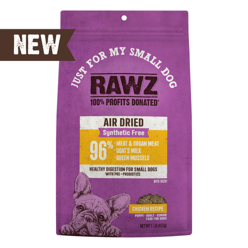 Rawz Air Dried Just For My Small Dog Chicken Recipe